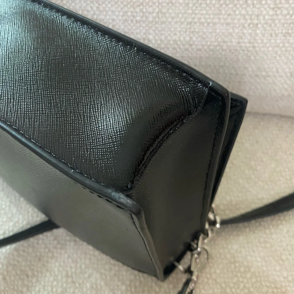 Kate Spade Cameron  Black and White Gray & Blue Crossbody Bag - Picture 14 of 16